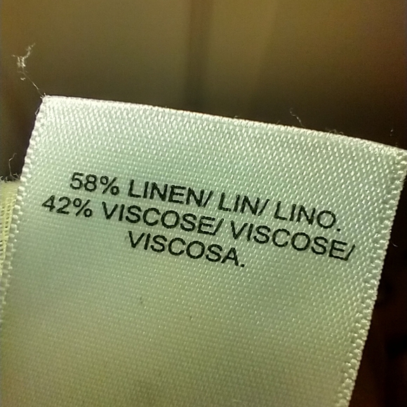 Lucky Brand Linen Blend Flat Front Chino Shorts Men's sz 38x7. - Picture 5 of 6